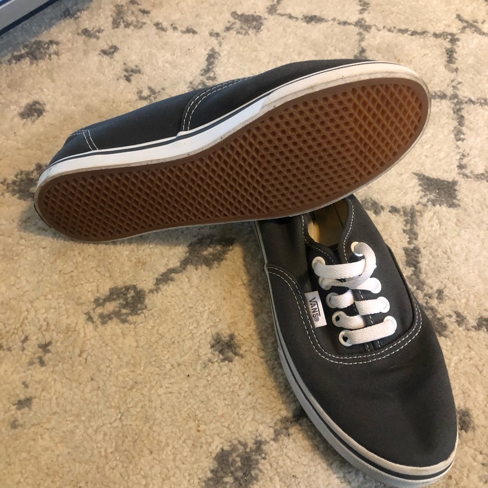Vans Off The Wall Grey Low Top Sneakers